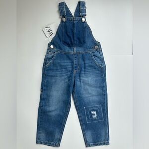 Zara toddlers Denim overalls